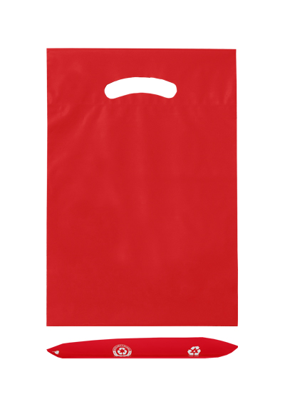 9” x 13” Fold-Over Reinforced Die Cut Bag