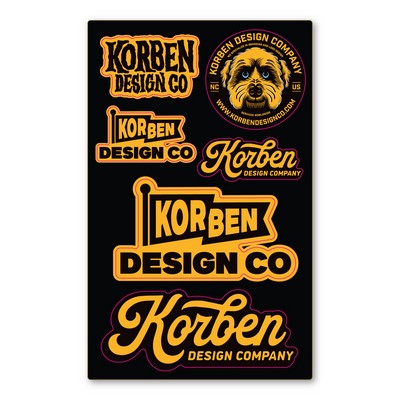 10in x 8in Sticker Sheet