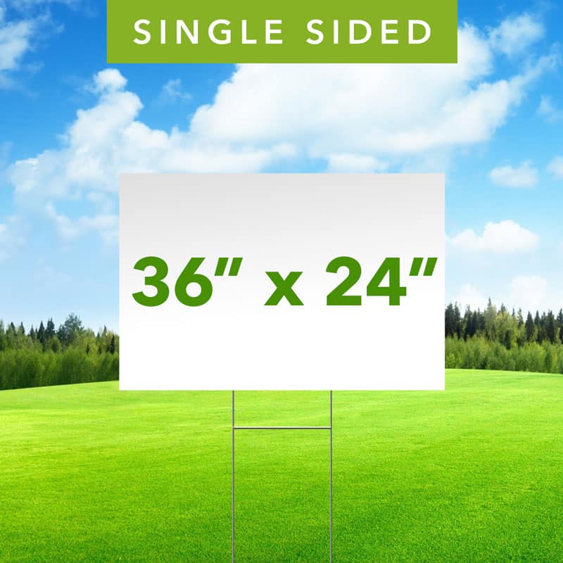 24” x 36” Sign