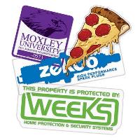 1.5” x 7.5” Clear Decal